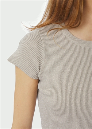 Tirra glitter bluse Sand Neo Noir